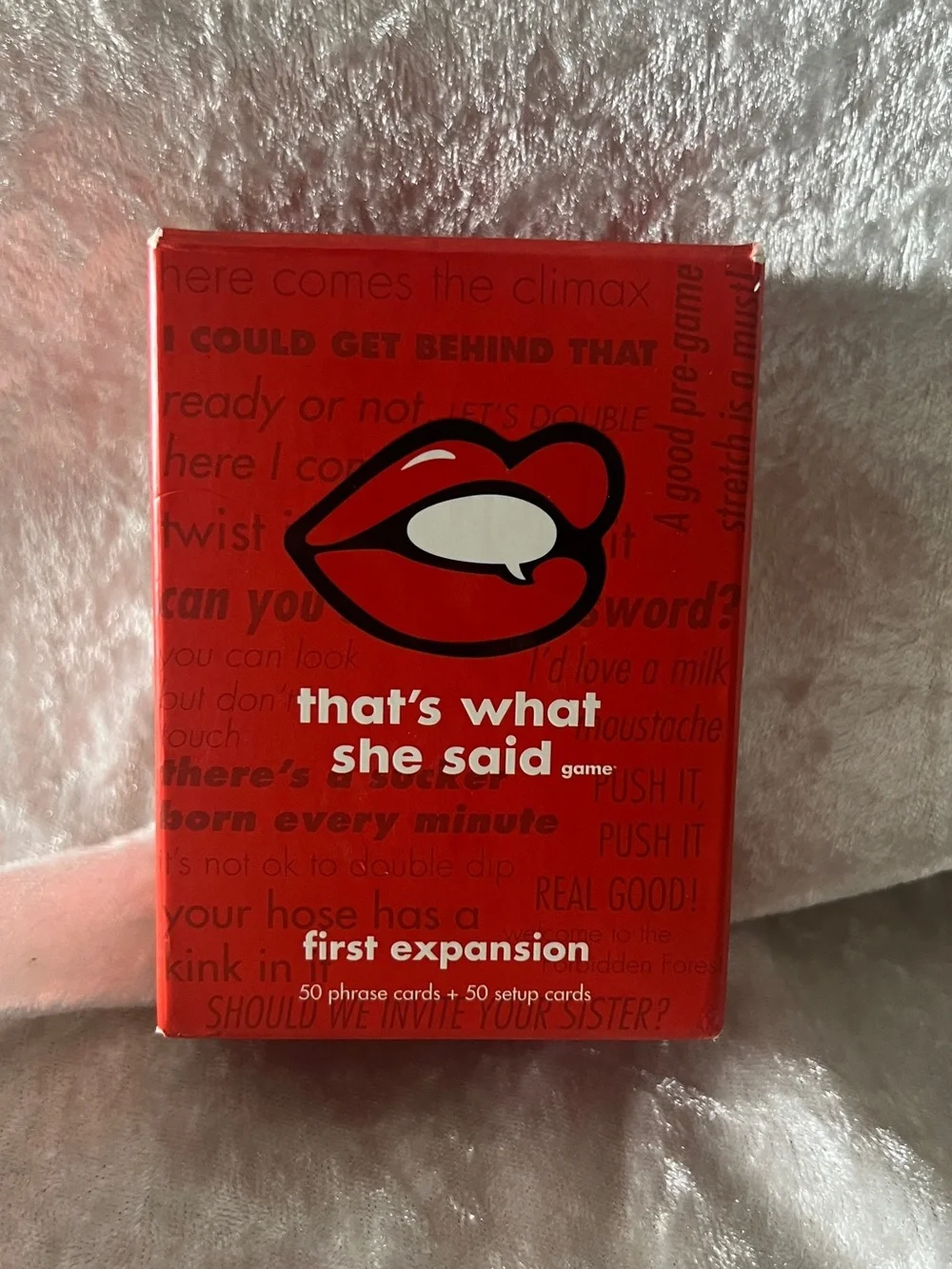 The Game Red Lipstick Graphic Box